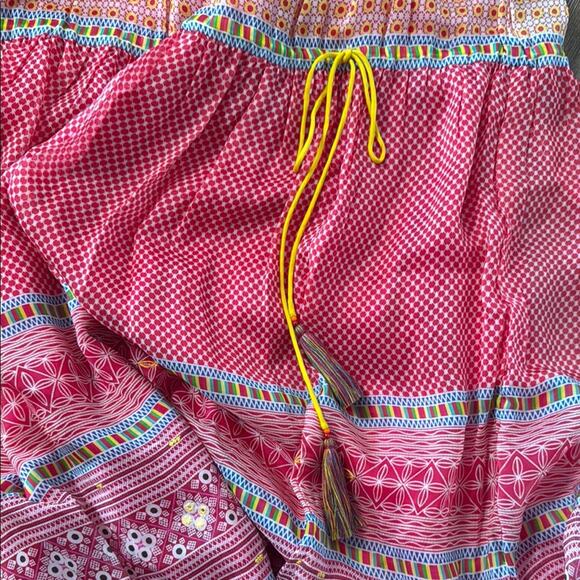 NWT Anthropology tanvi kedia Maxi Skirt tassels boho size M - Picture 3 of 7